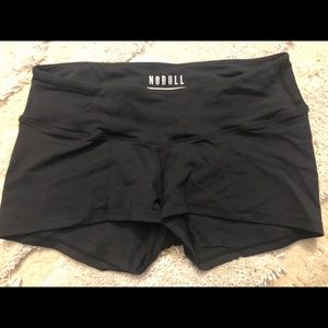 Women’s black NoBull booty shorts- small